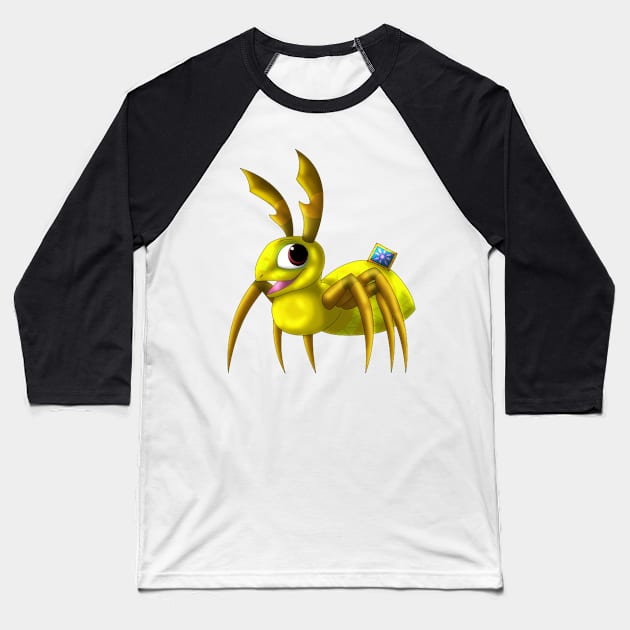 Desert Raisant: Yellow Baseball T-Shirt by spyroid101